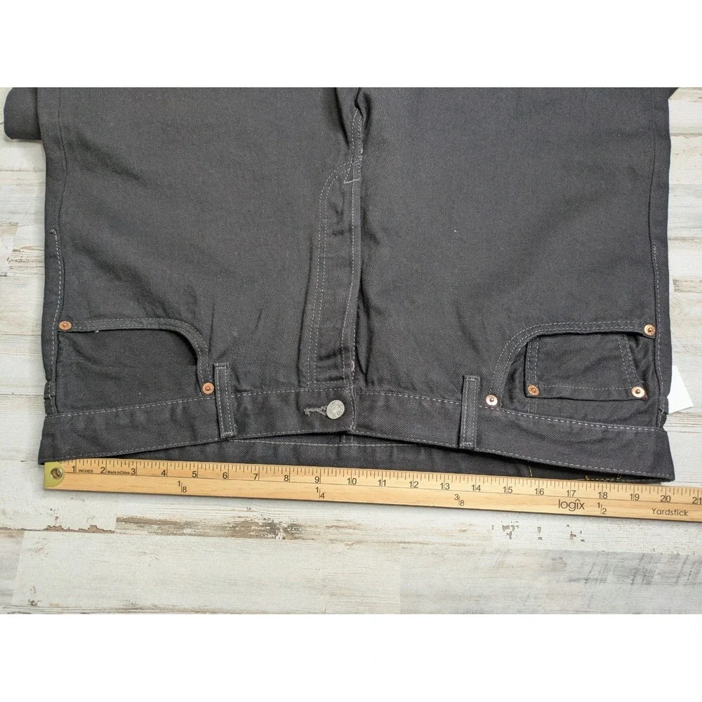 NWT Levi's Men's 501 Original Fit Jean Black 100% Cotton Button Fly